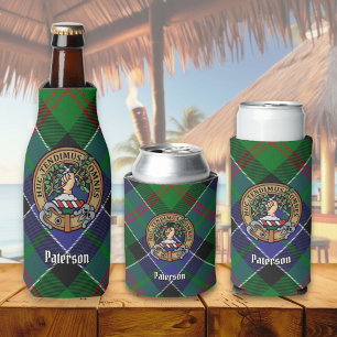 Rafraichisseur De Bouteilles Clan Paterson Crest sur Tartan