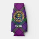 Rafraichisseur De Bouteilles Clan Wardlaw Crest sur Tartan (Devant)