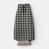Rafraichisseur De Bouteilles Classic Pepita Houndstooth Motif Black Grey (Dos)
