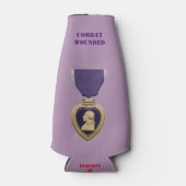 RAFRAICHISSEUR DE BOUTEILLES COEUR POURPLE (Devant)