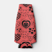 Rafraichisseur De Bouteilles Coeurs répétitifs (Devant)