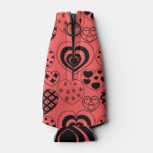 Rafraichisseur De Bouteilles Coeurs répétitifs (Dos)