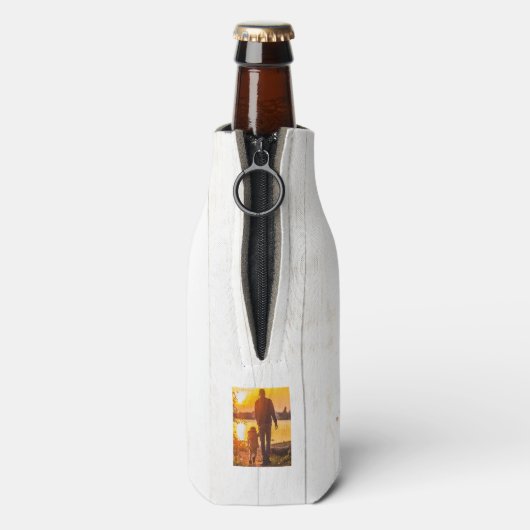 Rafraichisseur De Bouteilles Collage photo papa rustique peut refroidir (Bouteille Dos)