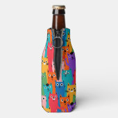 Rafraichisseur De Bouteilles Colorful cats (Bouteille Dos)