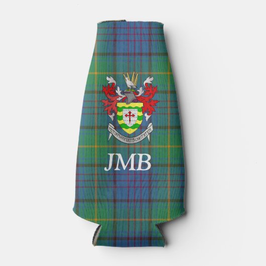 Rafraichisseur De Bouteilles Comté d'Irlande Donegal Tartan Monogram (Devant)