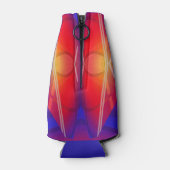 Rafraichisseur De Bouteilles Conception abstraite en couches de néon (Dos)