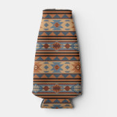 Rafraichisseur De Bouteilles Conception sud-ouest Adobe Grey Brown Tribal Motif (Devant)
