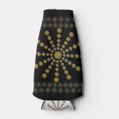 Rafraichisseur De Bouteilles Cool africain Sunflower Polka Dot Art Design d'imp (Devant)