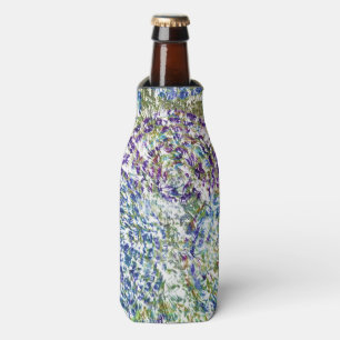 Rafraichisseur De Bouteilles Cool, moderne, tendance coloré abstrait arrière -