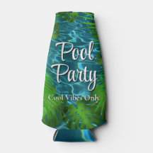 Cool Pool Party vibes palmier feuilles