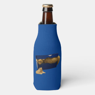 Rafraichisseur De Bouteilles "Cosy Hideaway : The Ginger Cat in the Shoe Box"