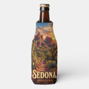 Rafraichisseur De Bouteilles Coucher de soleil Sedona Arizona Roche Rouge Déser