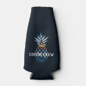 Rafraichisseur De Bouteilles Coucher de soleil tropical personnalisé sur ananas (Devant)