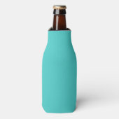 Rafraichisseur De Bouteilles Couleur solide turquoise moyenne (Bottle Devant)