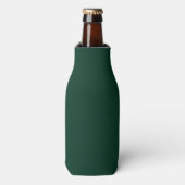 Rafraichisseur De Bouteilles Couleur solide vert foncé (Bottle Devant)