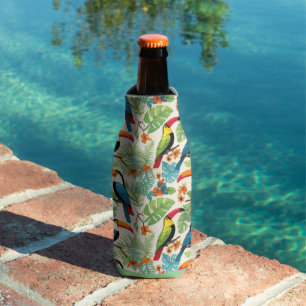 Rafraichisseur De Bouteilles Couvert de Toucan Tropical