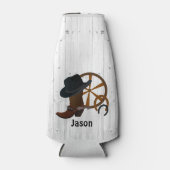 Rafraichisseur De Bouteilles Cowboy Rustique Personnalisé (Devant)