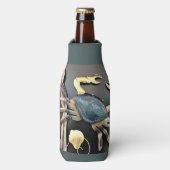 Rafraichisseur De Bouteilles Crabe bleu Abstrait (Bottle Devant)