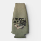 Rafraichisseur De Bouteilles Crappie Attitude Amusante Pêche (Devant)