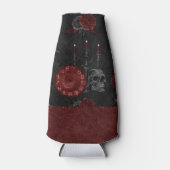 Rafraichisseur De Bouteilles Crimson magique Zodiac | Rose de crâne gothique ro (Devant)