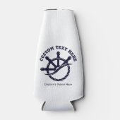 Rafraichisseur De Bouteilles Custom Captain Boat Nautical Gift (Devant)