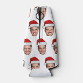 Rafraichisseur De Bouteilles Custom Face Photo Santa Hat Christmas (Dos)