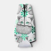 Rafraichisseur De Bouteilles Cute de chat et pointe joueuse à partir d'une poch (Dos)