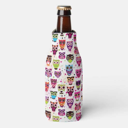 Rafraichisseur De Bouteilles Cute owl background (Bottle Devant)