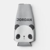 Rafraichisseur De Bouteilles Cute petit ours Panda avec nom personnalisé (Devant)