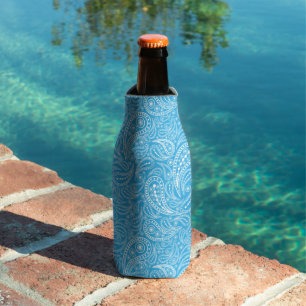 Rafraichisseur De Bouteilles Cyan paisley motif