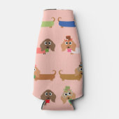 Rafraichisseur De Bouteilles Dachshunds amusants (Devant)