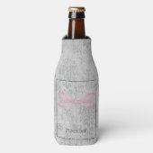 Rafraichisseur De Bouteilles Damas de libellule rose (Bottle Devant)