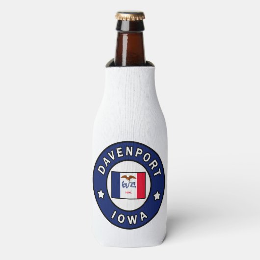 Rafraichisseur De Bouteilles Davenport Iowa (Bottle Devant)