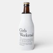 Rafraichisseur De Bouteilles Définition de week-end personnalisé pour filles (Bottle Devant)