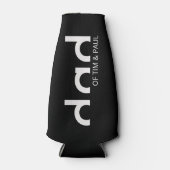 Rafraichisseur De Bouteilles Design moderne simple père avec enfants Noms enfan (Devant)