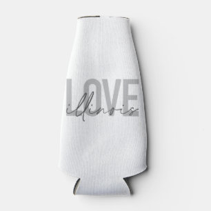 Rafraichisseur De Bouteilles Design urbain, moderne, simple, cool Love Illinois