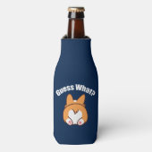 Rafraichisseur De Bouteilles Devinez quel Corgi Butt Funny Chien Propriétaire B (Bottle Devant)