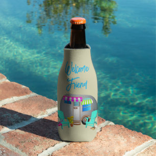 Rafraichisseur De Bouteilles Dire d'amour de camping remorque de voyage argent