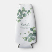 Rafraichisseur De Bouteilles Douce Fleurie De Mariage Sur Mesure Eucalyptus (Devant)