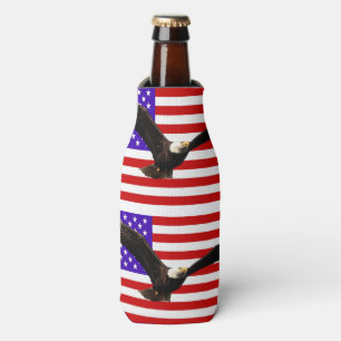 Rafraichisseur De Bouteilles Drapeau américain avec aigle USA