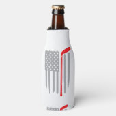 Rafraichisseur De Bouteilles Drapeau américain de hockey (Bottle Devant)