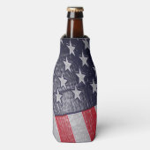 Rafraichisseur De Bouteilles Drapeau américain dimensionnel (Bottle Devant)
