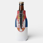 Rafraichisseur De Bouteilles Drapeau de la Serbie (Bouteille Dos)