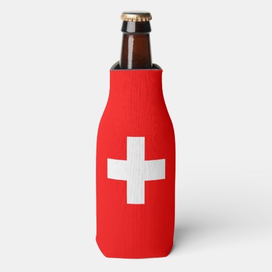 Rafraichisseur De Bouteilles Drapeau de la Suisse (Bottle Devant)