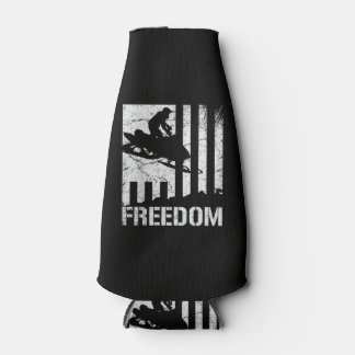 Rafraichisseur De Bouteilles Drapeau de liberté de motoneige motocyclisme sur n