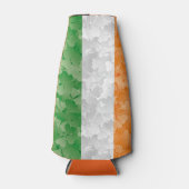 Rafraichisseur De Bouteilles Drapeau de l'Irlande avec motif shamrock (Devant)