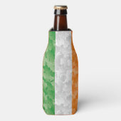 Rafraichisseur De Bouteilles Drapeau de l'Irlande avec motif shamrock (Bottle Devant)