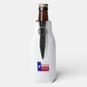 Rafraichisseur De Bouteilles Drapeau d'étoile solitaire texane (Bouteille Dos)