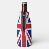 Rafraichisseur De Bouteilles Drapeau du Royaume-Uni personnalisé (Bouteille Dos)