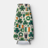 Rafraichisseur De Bouteilles Drapeau irlandais Saint Patricks Day Slainte (Devant)